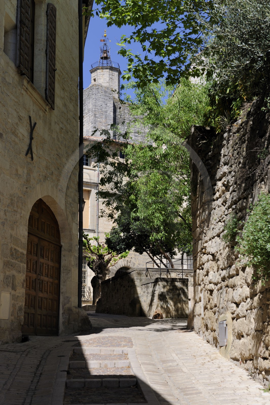 France, Gard (30), Uzès, rue Saint-Théodorit