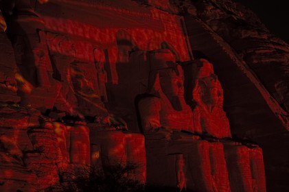 Egypt, Upper Egypt, Nubia, Abu Simbel, site listed as World Heritage by UNESCO, Ramesses II Temple