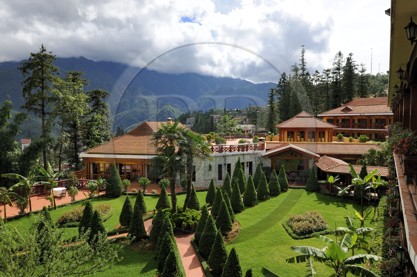 Vietnam, province de Lao Cai, ville de Sapa, le Victoria Sapa Resort & Spa