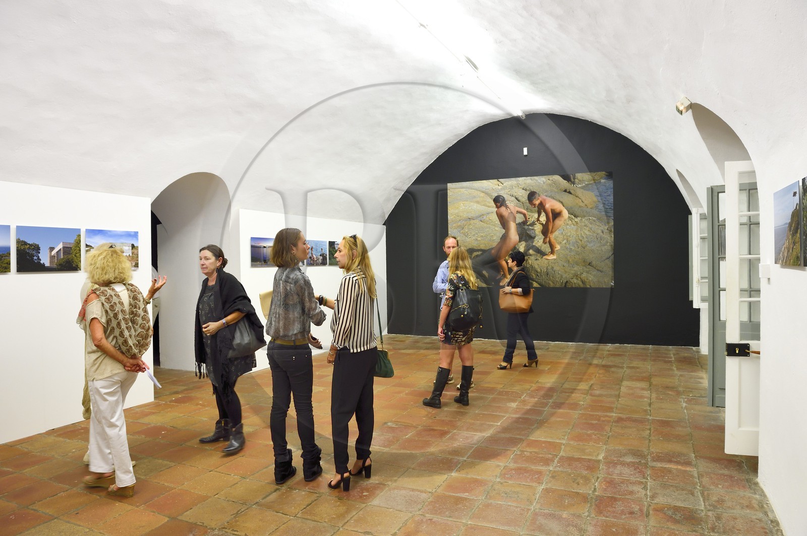 France, Var, Hyeres, the Villa Noailles by architect Robert Mallet Stevens, photo exhibition about the Levant island