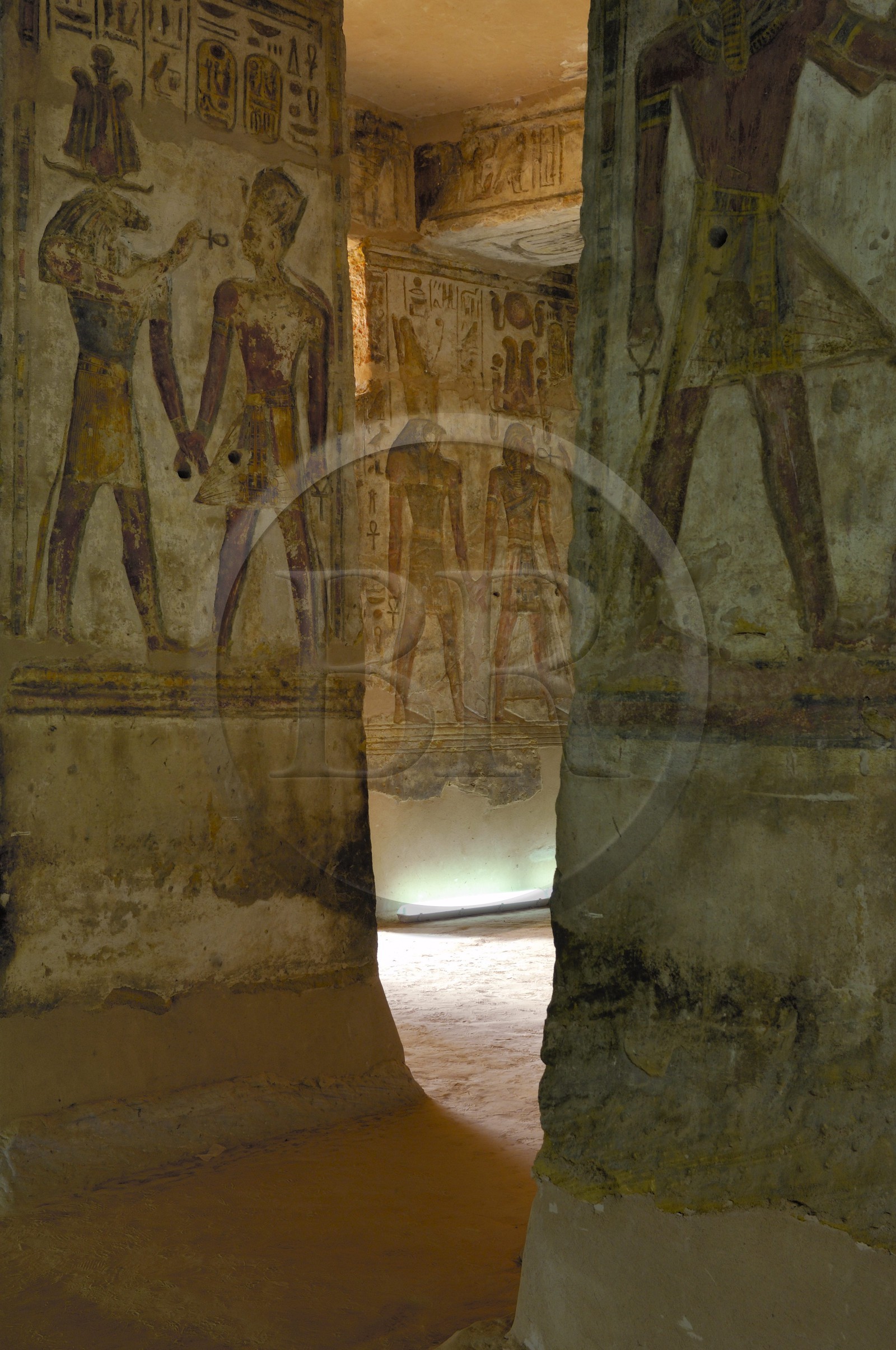 Egypte, Haute Egypte, Nubie, Lac Nasser, site d'Amada, temple de Derr