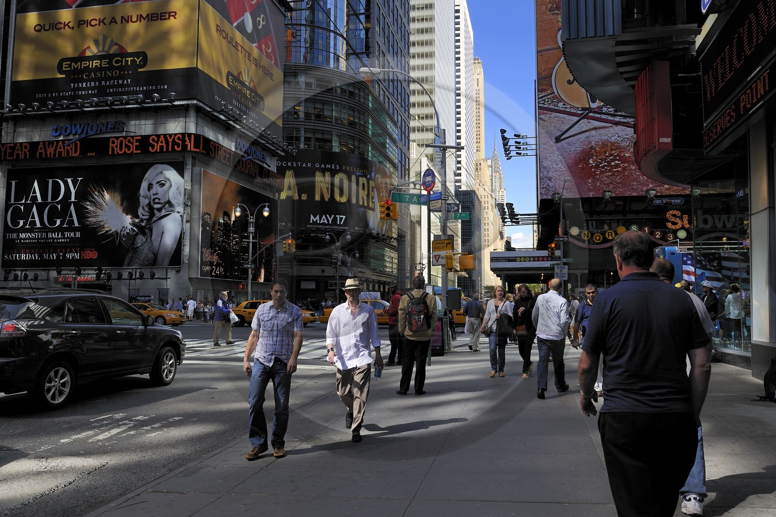 Etats-Unis, New York, Manhattan, Midtown, Times Square, la 42nd Street