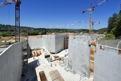 France, Dordogne, Montignac, Montignac-Lascaux Parietal Art international Centre (Lascaux 4) building site