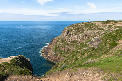 France, Ille-et-Vilaine (35), Côte d'Emeraude, Plévenon, le Cap Fréhel classé Natura 2000