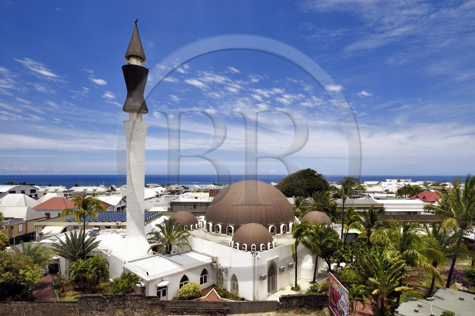 France, Ile de la Reunion, ville de Saint-Pierre, la mosquée Attyab oul Massadjid