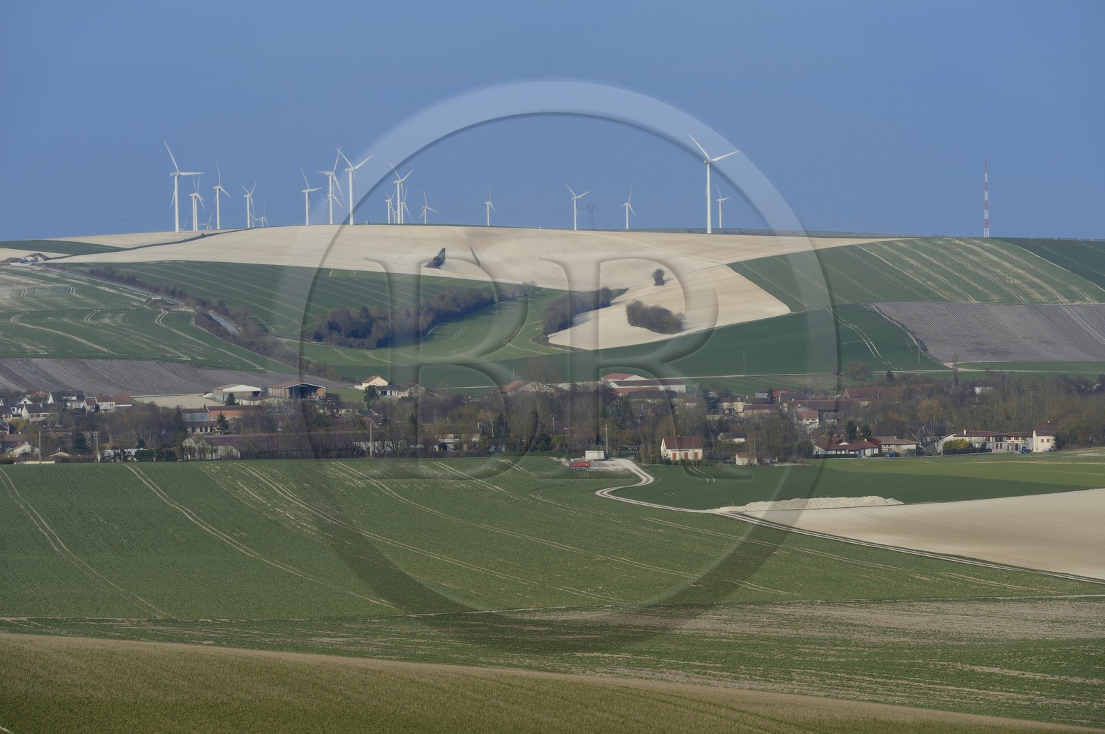 France, Marne (51), village de Saint-Amand-sur-Fion