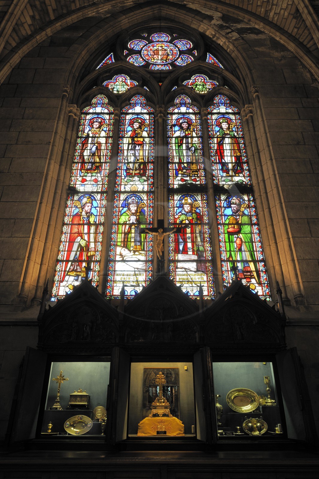 France, Paris (75), île de la Cité, la cathédrale Notre-Dame-de-Paris, la sacristie du chapitre et salle du Trésor
