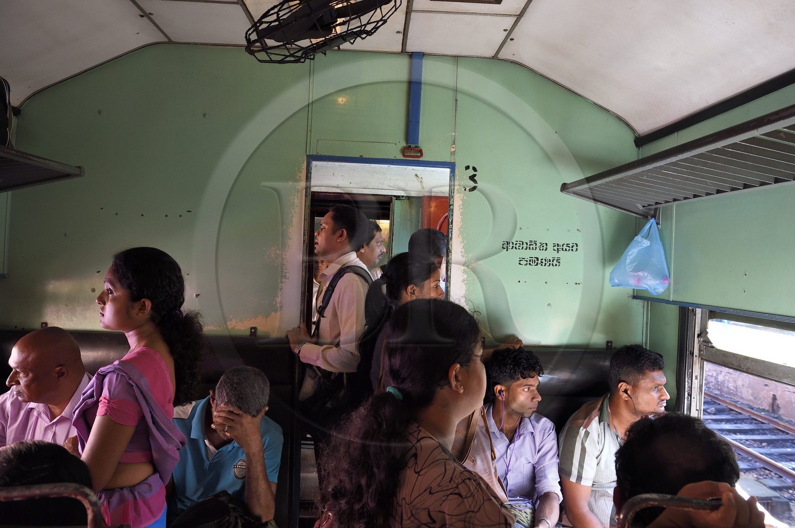 Sri Lanka, Colombo, Maradana train station