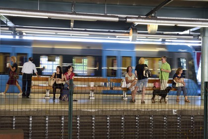 Suède, Stockholm, station de métro (Stockholms tunnelbana) de Gamla Stan