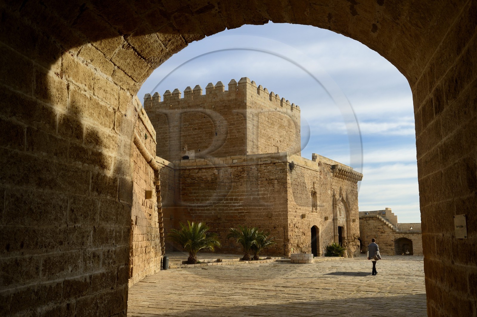 Spain, Andalusia, Almeria, the Alcazaba fortress, Torre del Homenaje