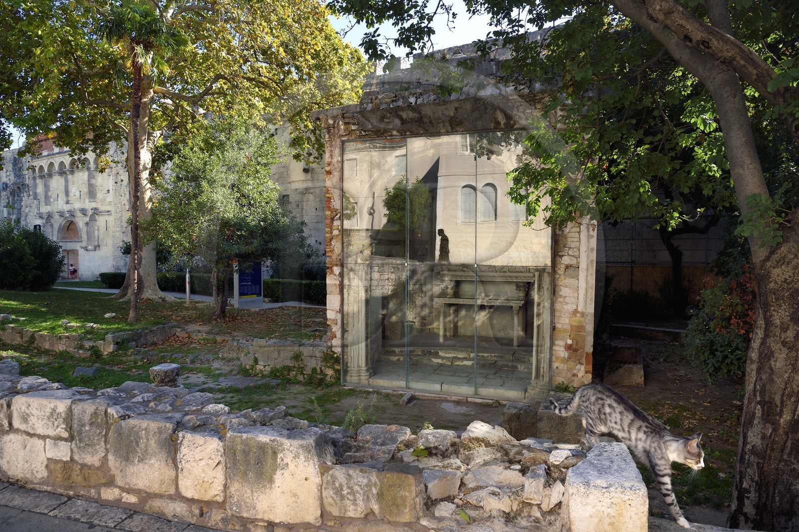 Croatia, Dalmatia, Dalmatian coast, Split, the chapel of Saint Arnir