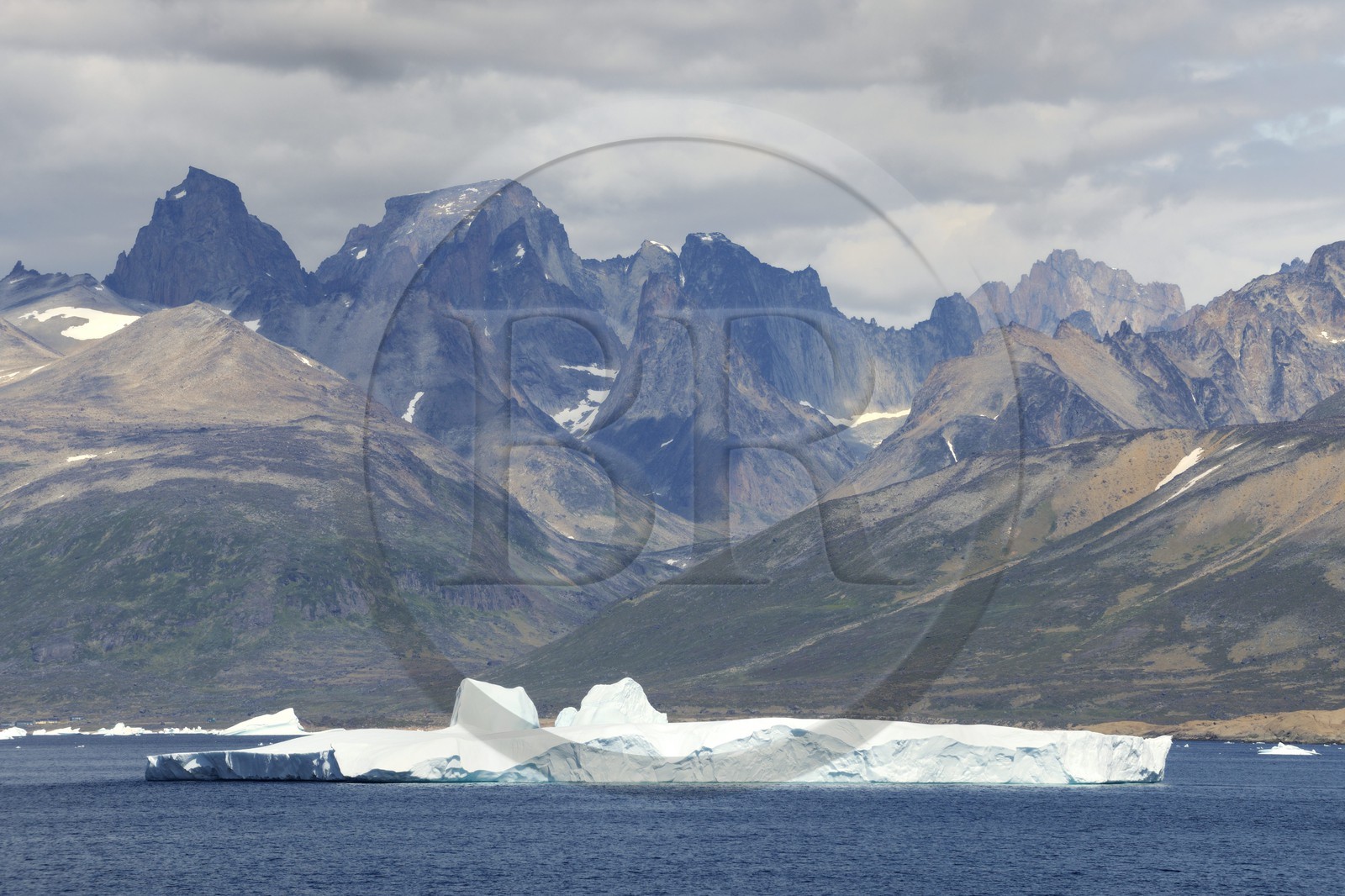 Greenland, Southern Region near Nanortalik, icebergs
