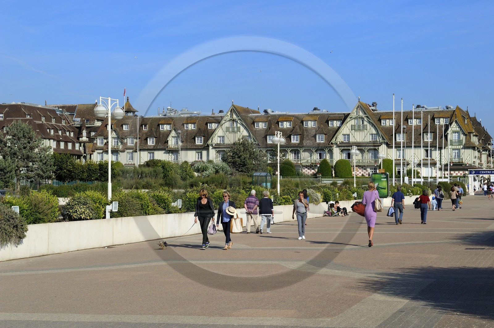France, Calvados (14), Pays d'Auge, Deauville, l'Hotel Normandy Barriere