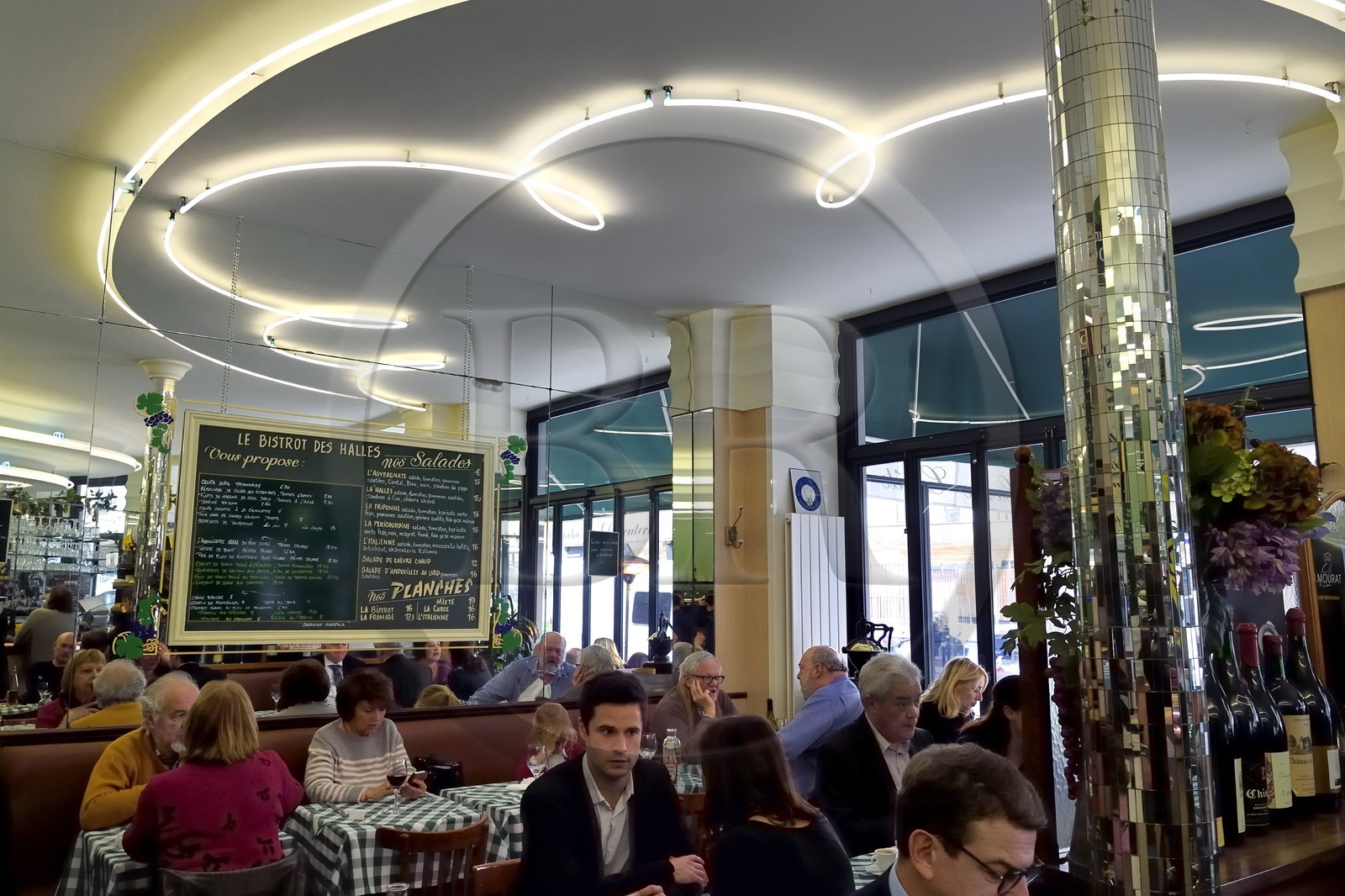 France, Paris (75), le Bistrot Des Halles