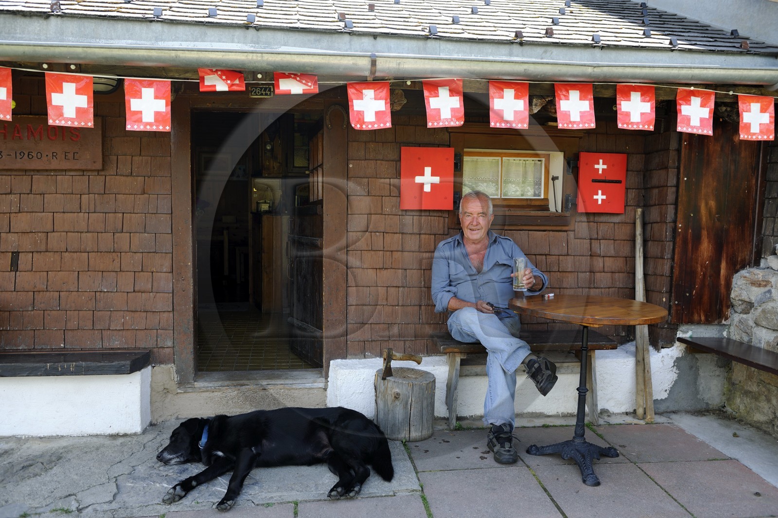 Suisse, Canton de Vaud, Villars sur Ollon, hameau de Bretaye