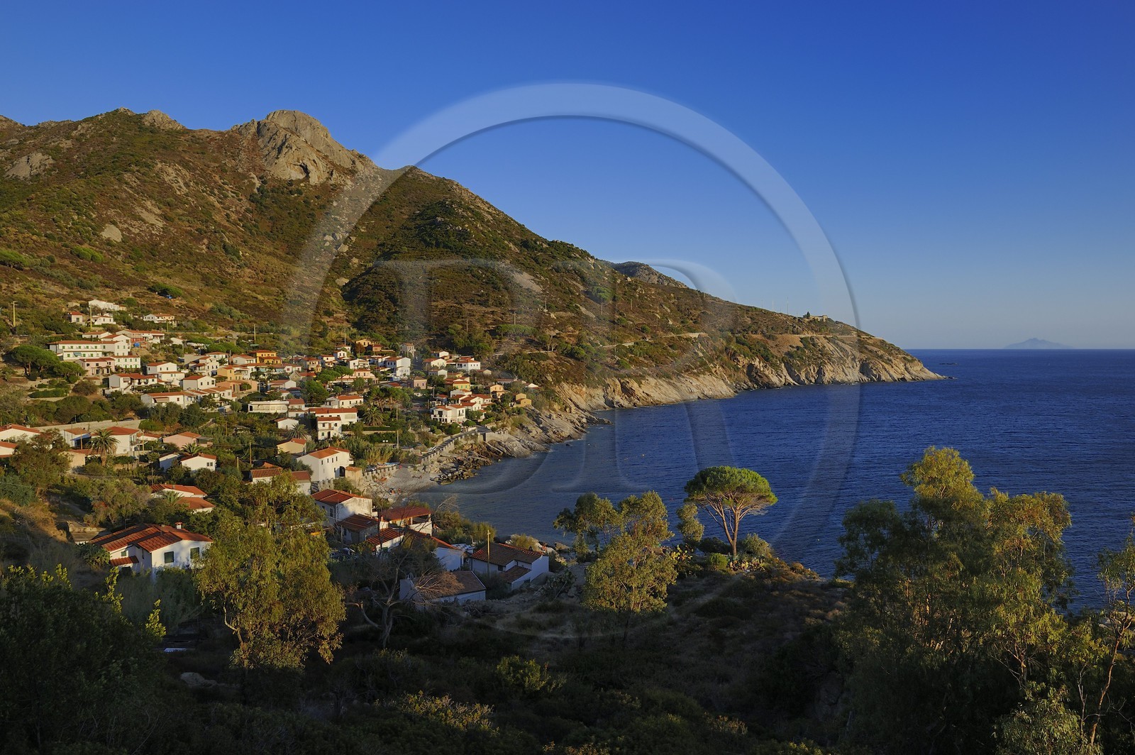 Italy, Tuscany, Elba Island, Chiessi village on the west coast