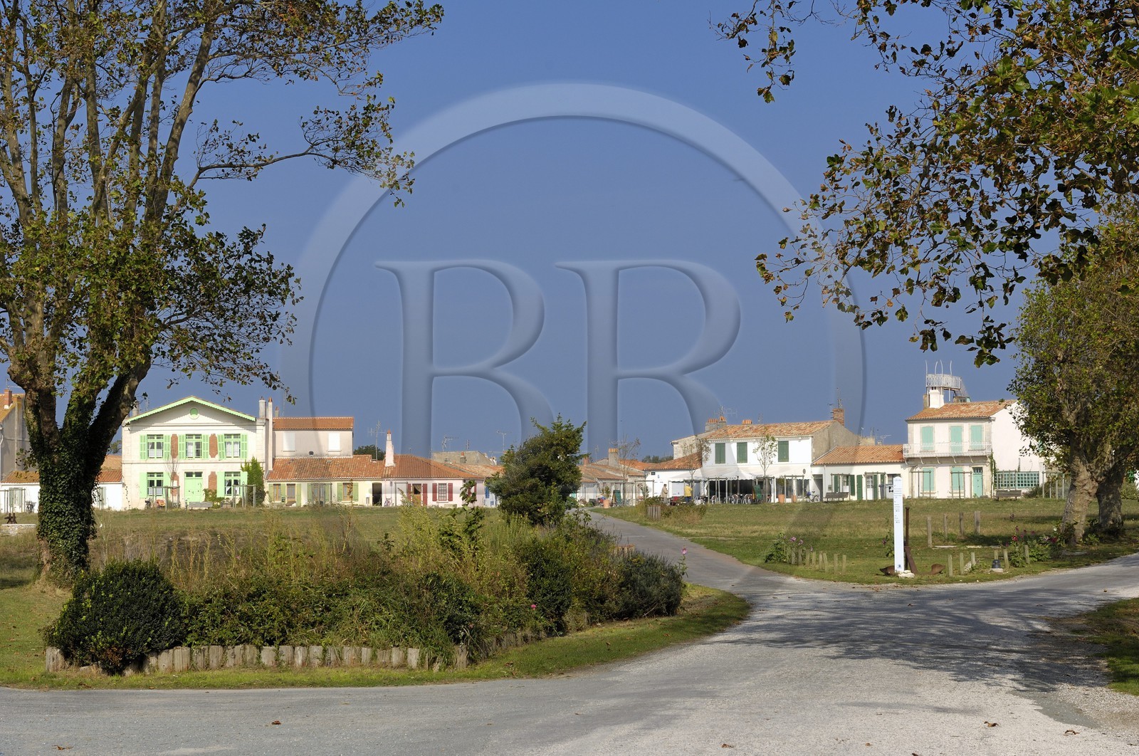 France, Charente-Maritime (17), Ile d'Aix, le bourg