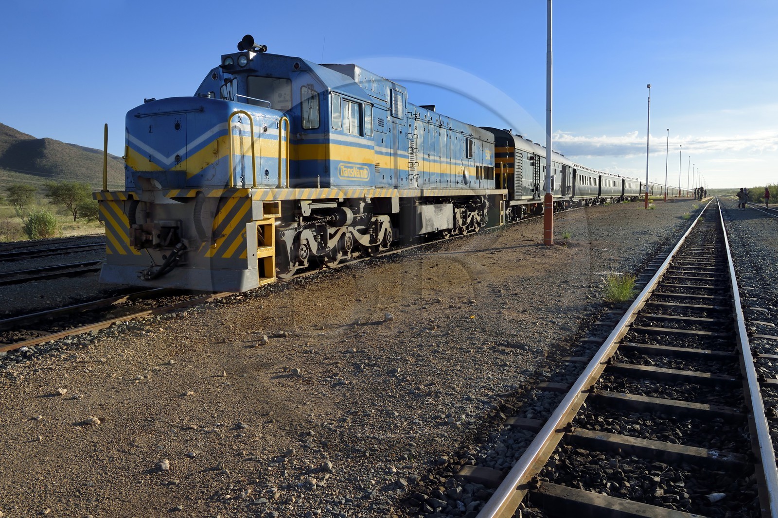 Namibia, Erongo region, the Shongololo express train