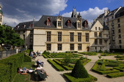 France, Paris, hôtel de Sens, head office .of the Forney Library in the Marais District
