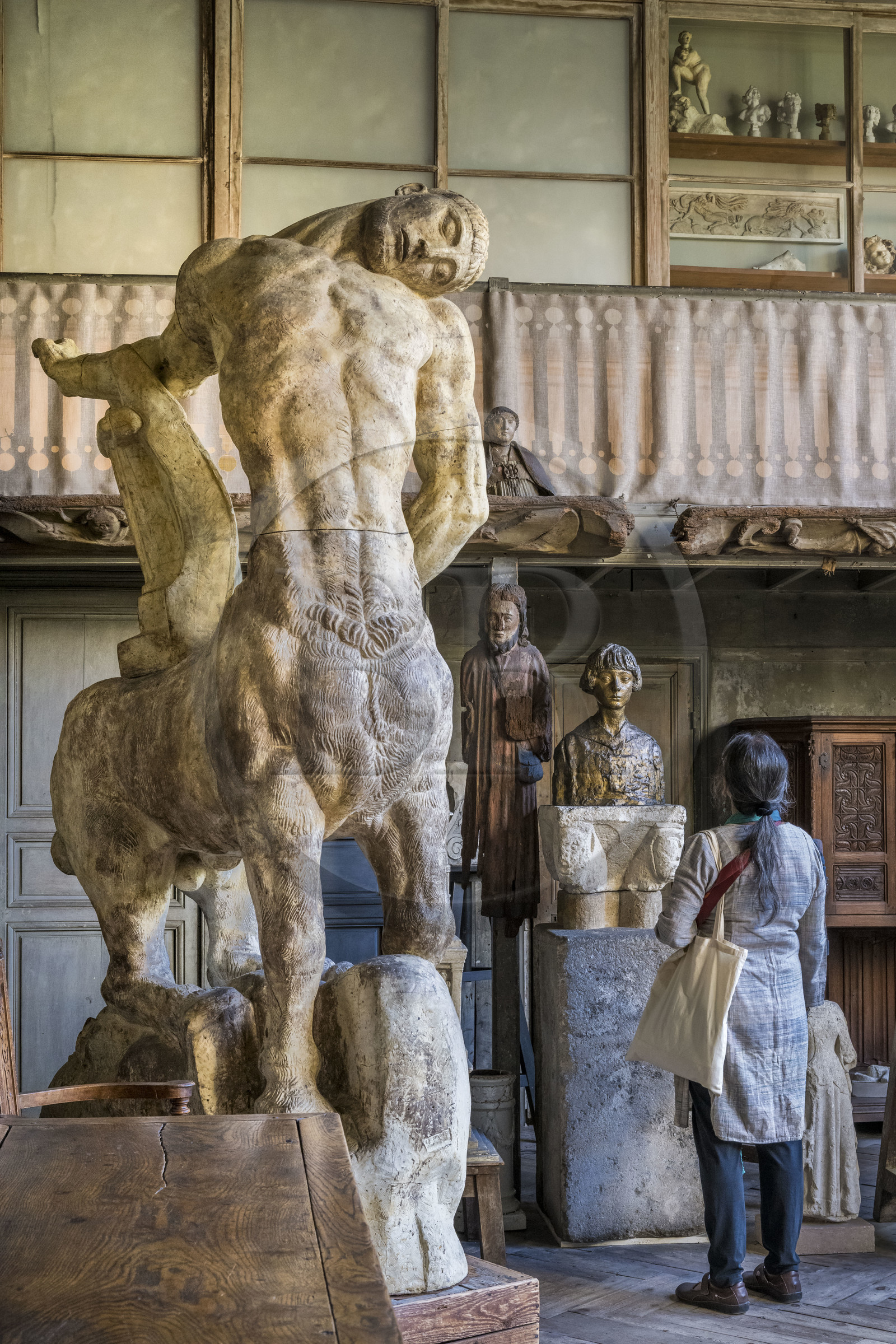 France, Paris (75), le musée du sculpteur Antoine Bourdelle, l'ancien atelier de sculpture