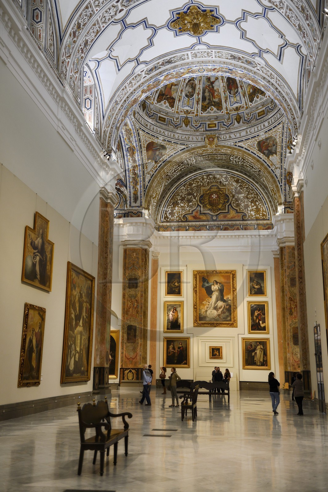 Espagne, Andalousie, Séville, Musée des beaux-arts, ancienne église du couvent de la Merced Calzada de la Asuncion