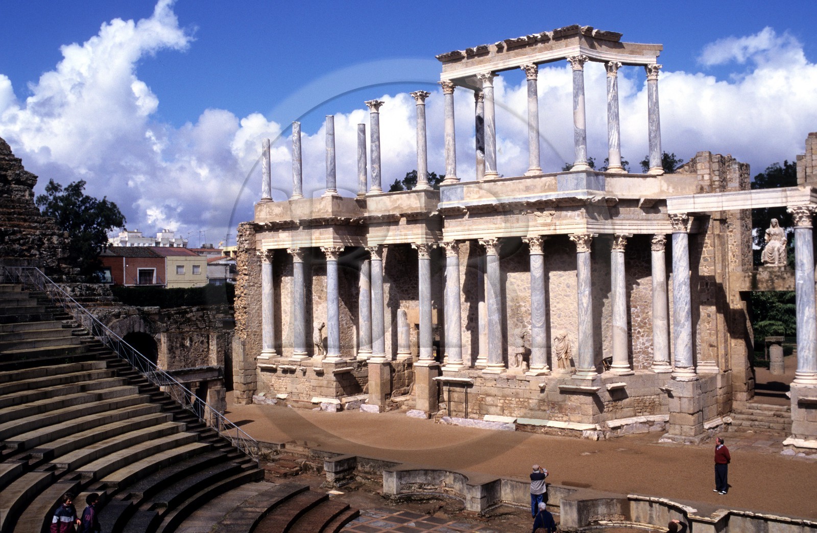 Spain, Estremadura, Merida, roman theatre ( 16  15 BC)