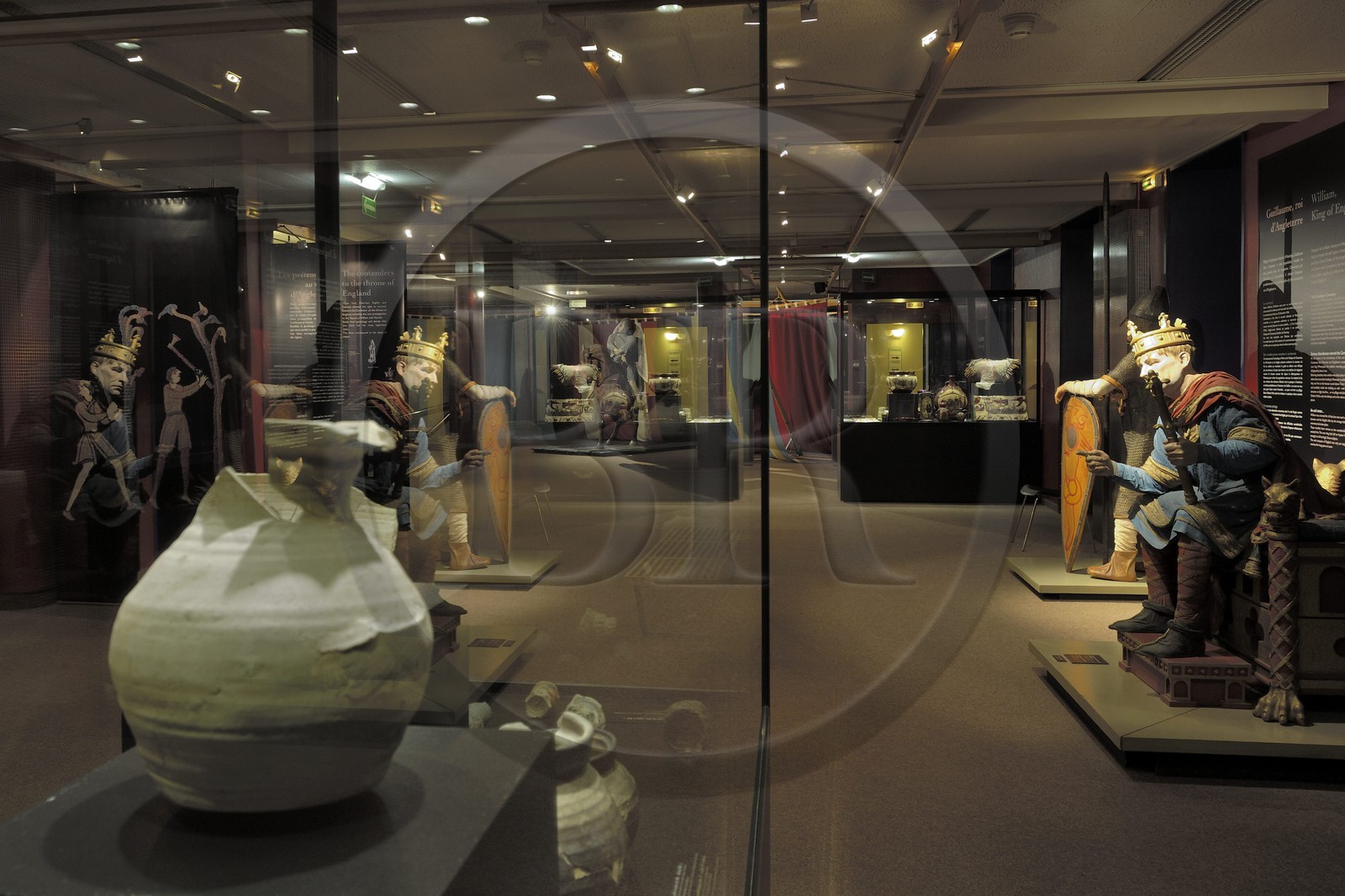 France, Calvados (14), Bayeux, l'Ancien Seminaire, musée de la Tapisserie, reconstitution de la période de Guillaume le Conquérant