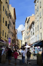 France, Corse-du-Sud (2A), Ajaccio, la rue du Cardinal Fesch