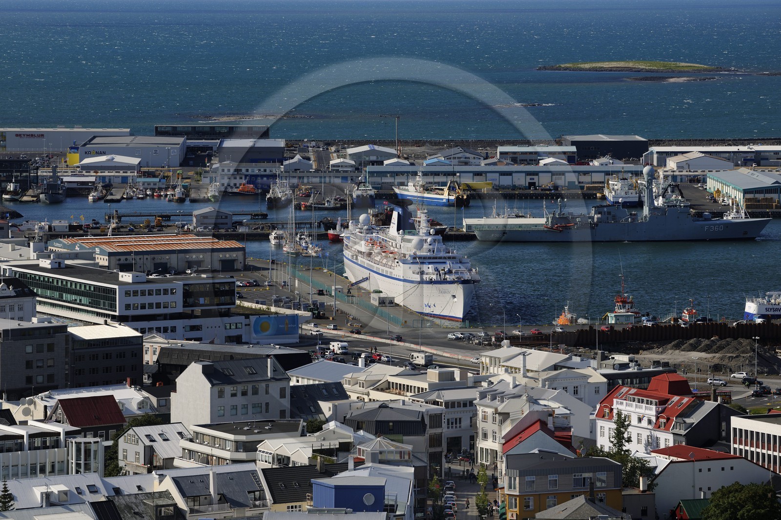 Islande, Reykjavik, le port