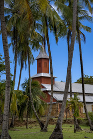 France, Guyane, Kourou, Iles du Salut, Ile Royal, la chapelle de Notre-Dame Immaculée du Salut
