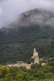 France, Drôme (26), parc naturel régional des Baronnies provençales, vallée de l'Ouvèze, Pierrelongue, chapelle Notre-Dame de Consolation