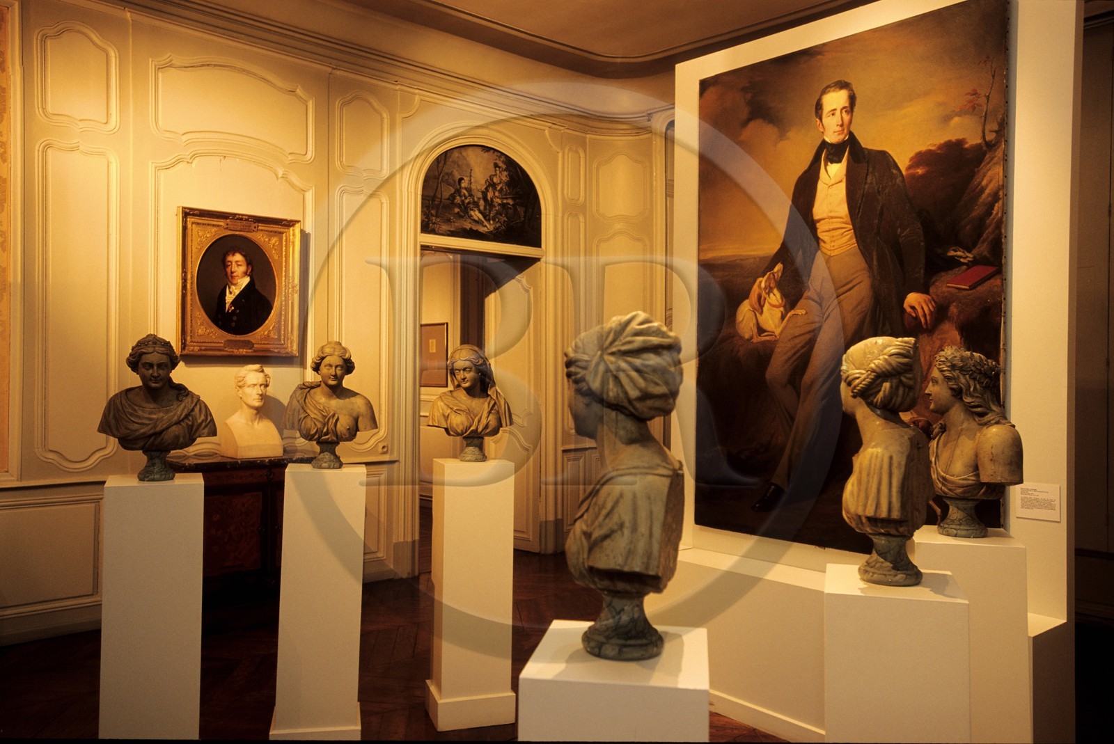 France, Saône-et-Loire (71), Mâcon, le musée Lamartine dans l'hôtel Senecé