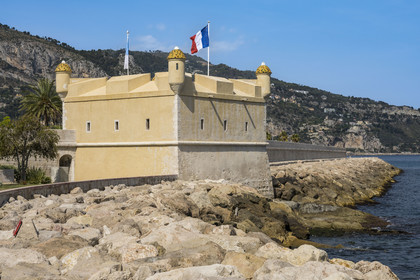 France, Alpes-Maritimes (06), Menton, la vieille ville, le Bastion du Vieux Port abrite une annexe du Musée Jean Cocteau