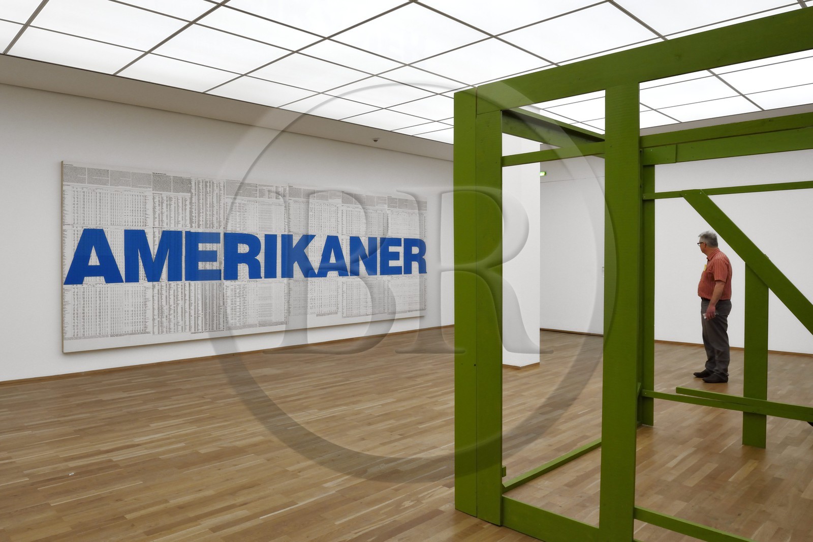 Allemagne, Berlin, Moabit, Hamburger Bahnhof, ancienne gare du XIXème siècle devenue en 1996 un musée d'art contemporain (Museum für Gegenwart)