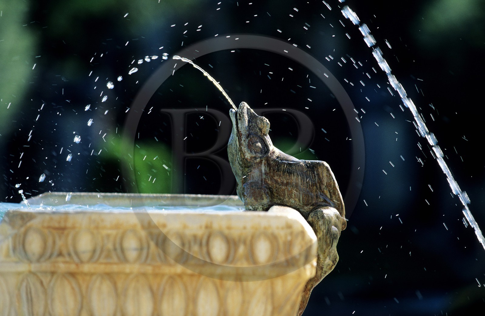 Etats-Unis, Floride, Miami, une fontaine des jardins de la Villa Vizcaya