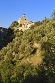 France, Alpes-Maritimes (06), le village perché de Peillon