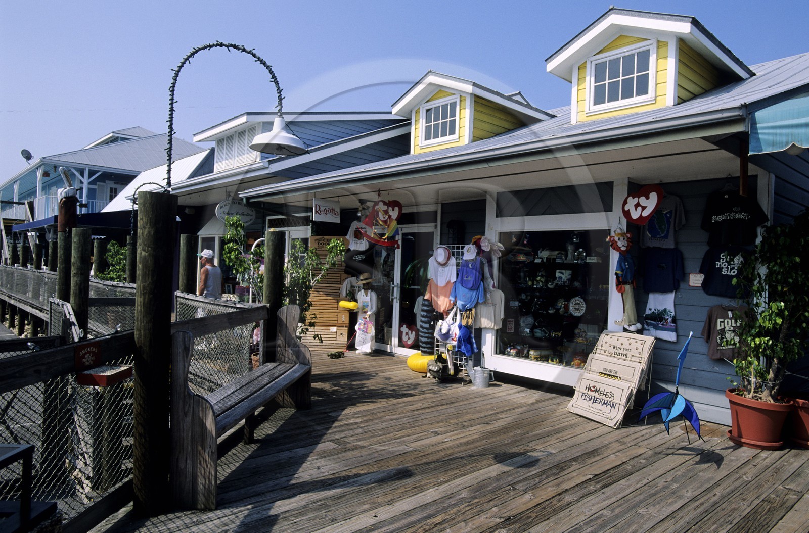 Etats-Unis, Floride, Naples, boutiques autour de la Marina