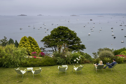 France, Finistère (29), Baie de Morlaix, Carantec, restaurant Nicolas Carro étoilé Michelin à l’Hôtel de Carantec