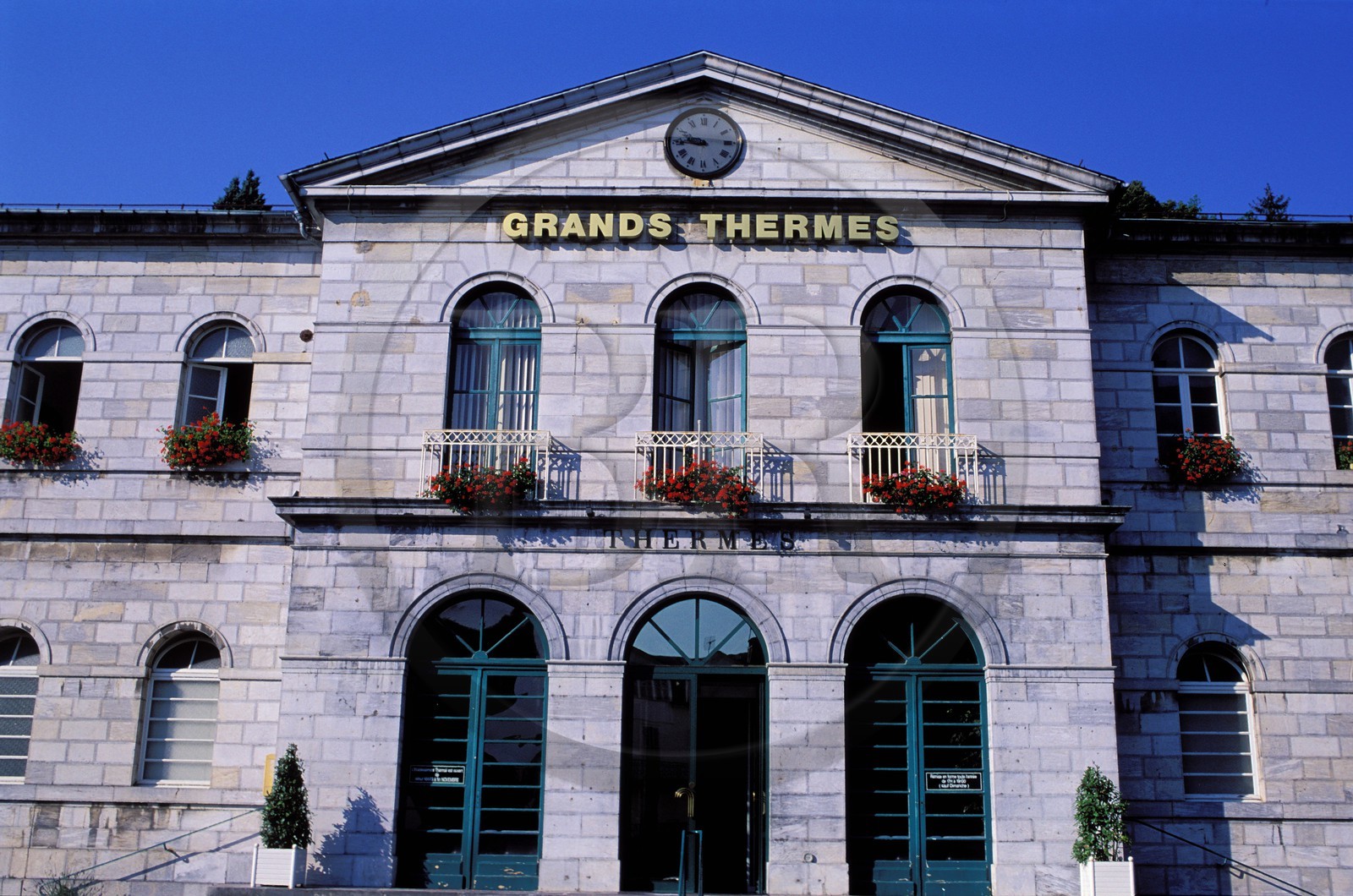 France, Hautes Pyrenees, thermal baths in Bagneres de Bigorre