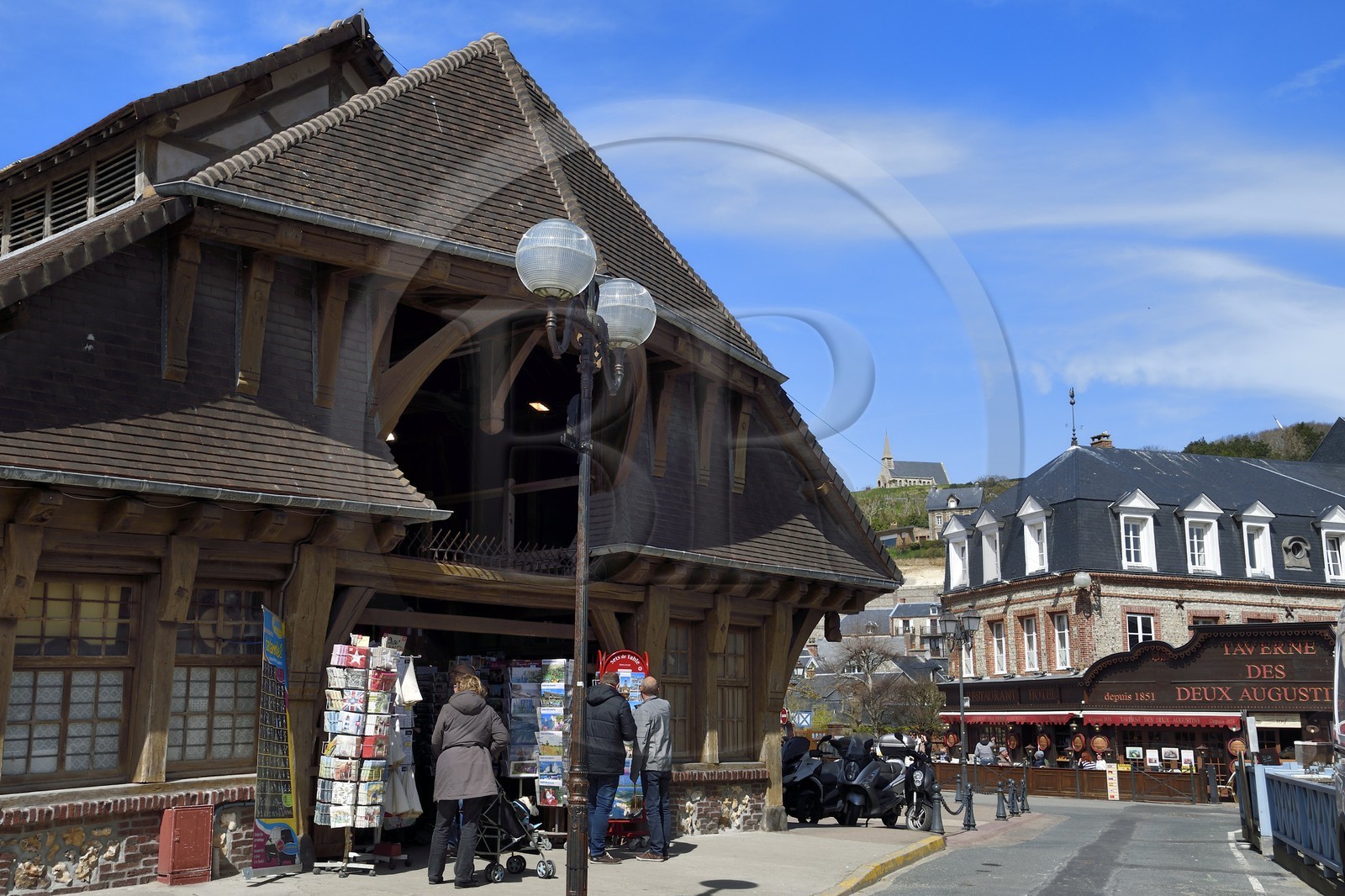 France, Seine-Maritime (76), Pays de Caux, Côte d'Albâtre, Etretat, ancien marché couvert