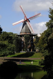 Germany, Bremen, windmill of the former fortifications ( wallanlagen )