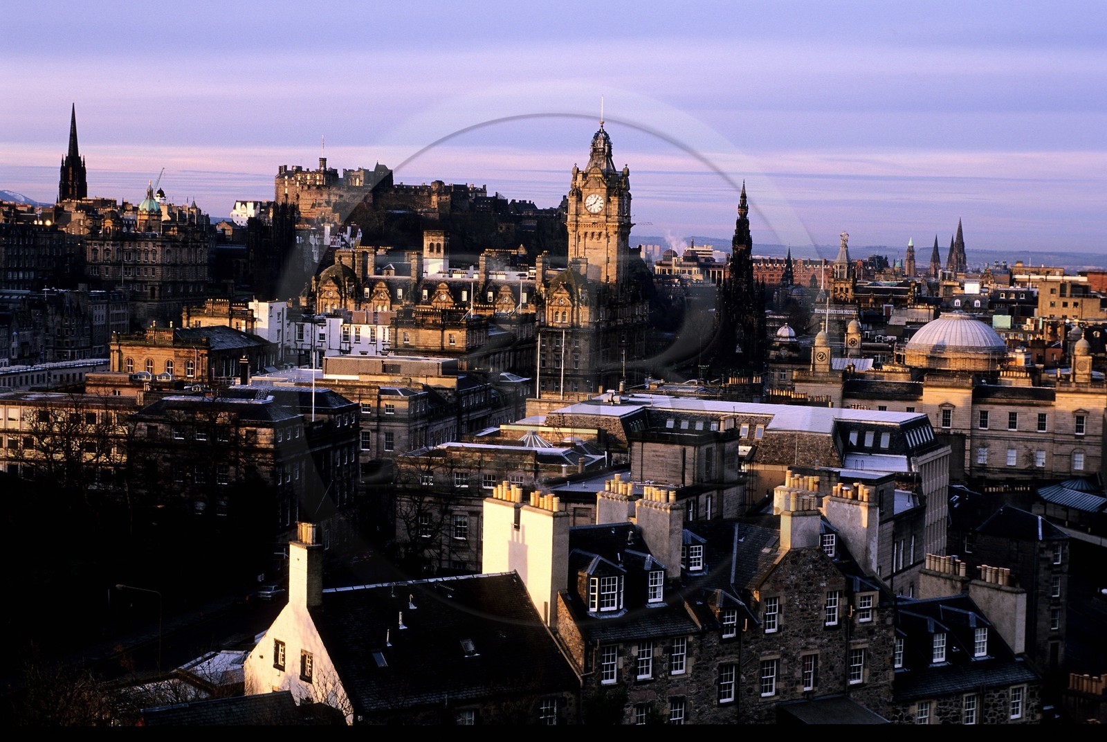 United Kingdom, Scotland, Edinburgh, general view and the castle