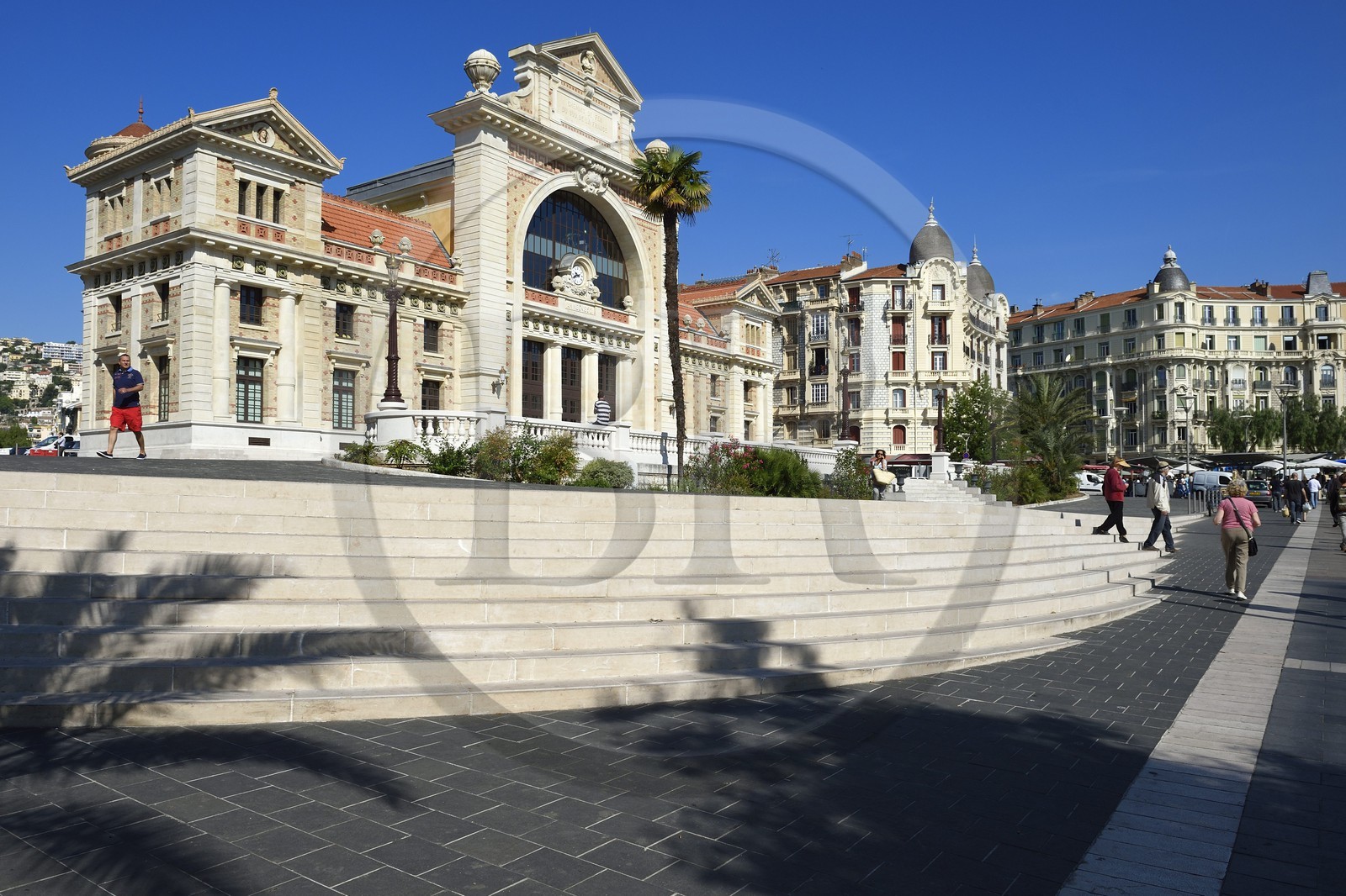 France, Alpes-Maritimes (06), Nice, quartier Libération, ancienne gare du Sud devenue une médiathèque