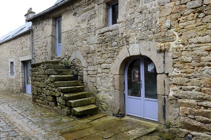 France, Finistère (29), parc naturel régional d'Armorique, Huelgoat, maison familiale de Francois Le Bihan sieur de Kervoac et ancêtre breton de l'écrivain Jack Kerouac