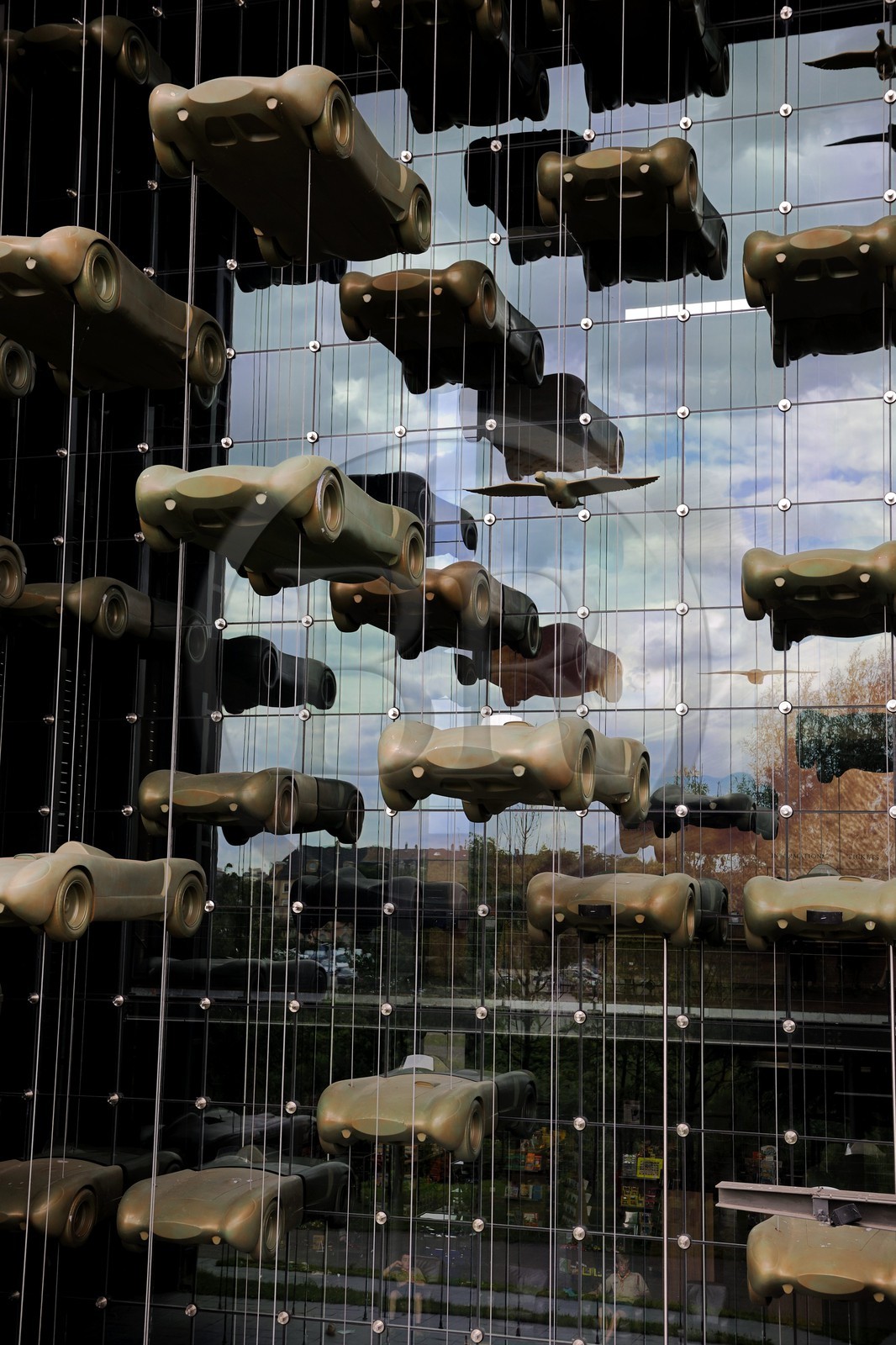 France, Haut-Rhin (68), Mulhouse, Cité de l’automobile - Musée national – Collection Schlumpf, façade du musée