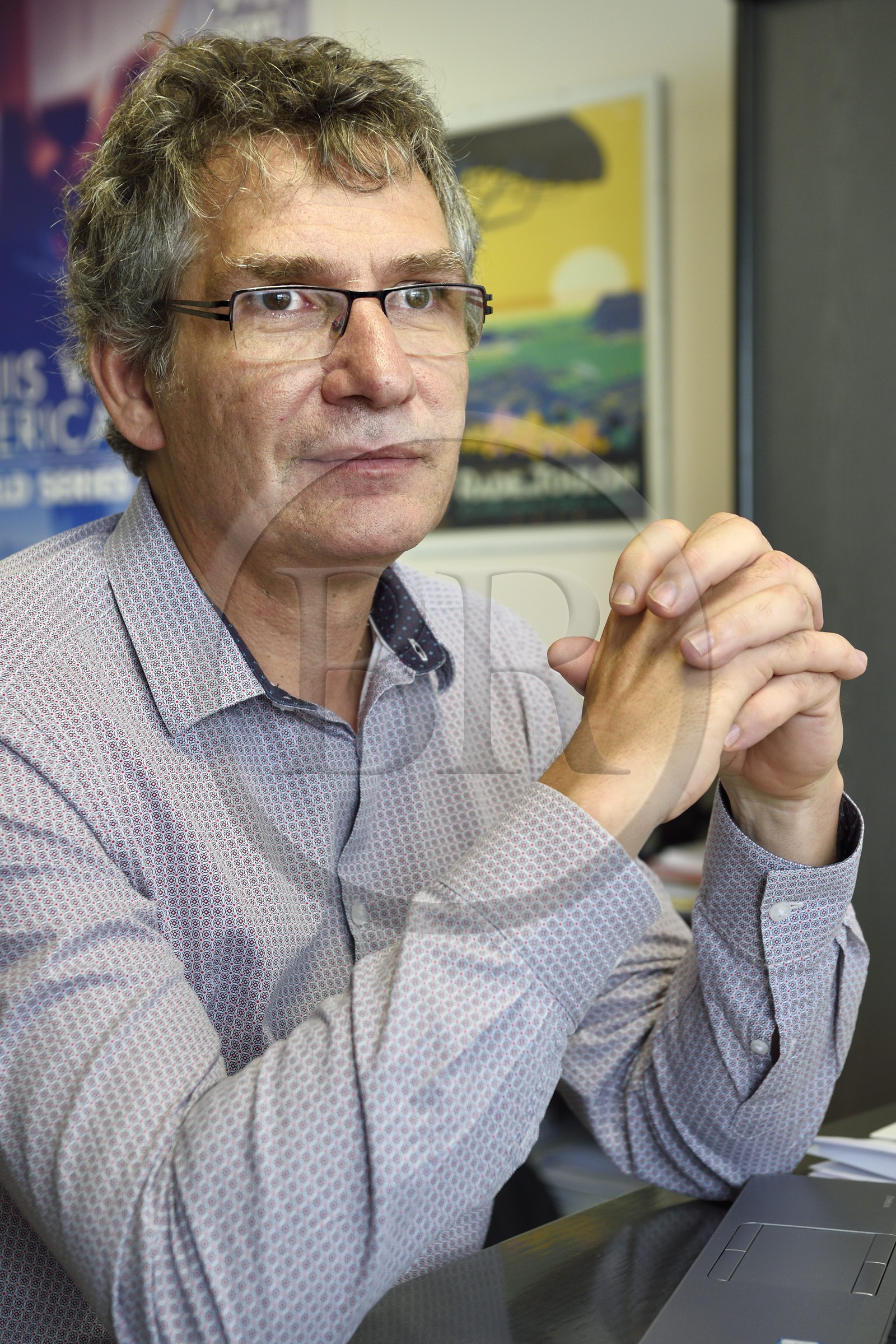 France, Var (83), La Seyne-sur-Mer, Vincent Rigaud, directeur du Centre de Méditerranée de l’Ifremer
