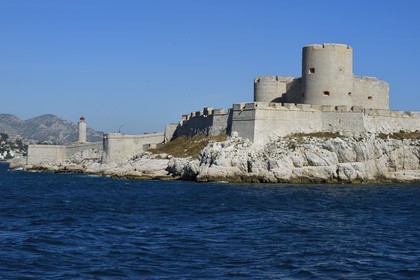 France, Bouches-du-Rhône (13), Marseille, Parc National des Calanques, Archipel des Iles du Frioul, le Chateau d'If