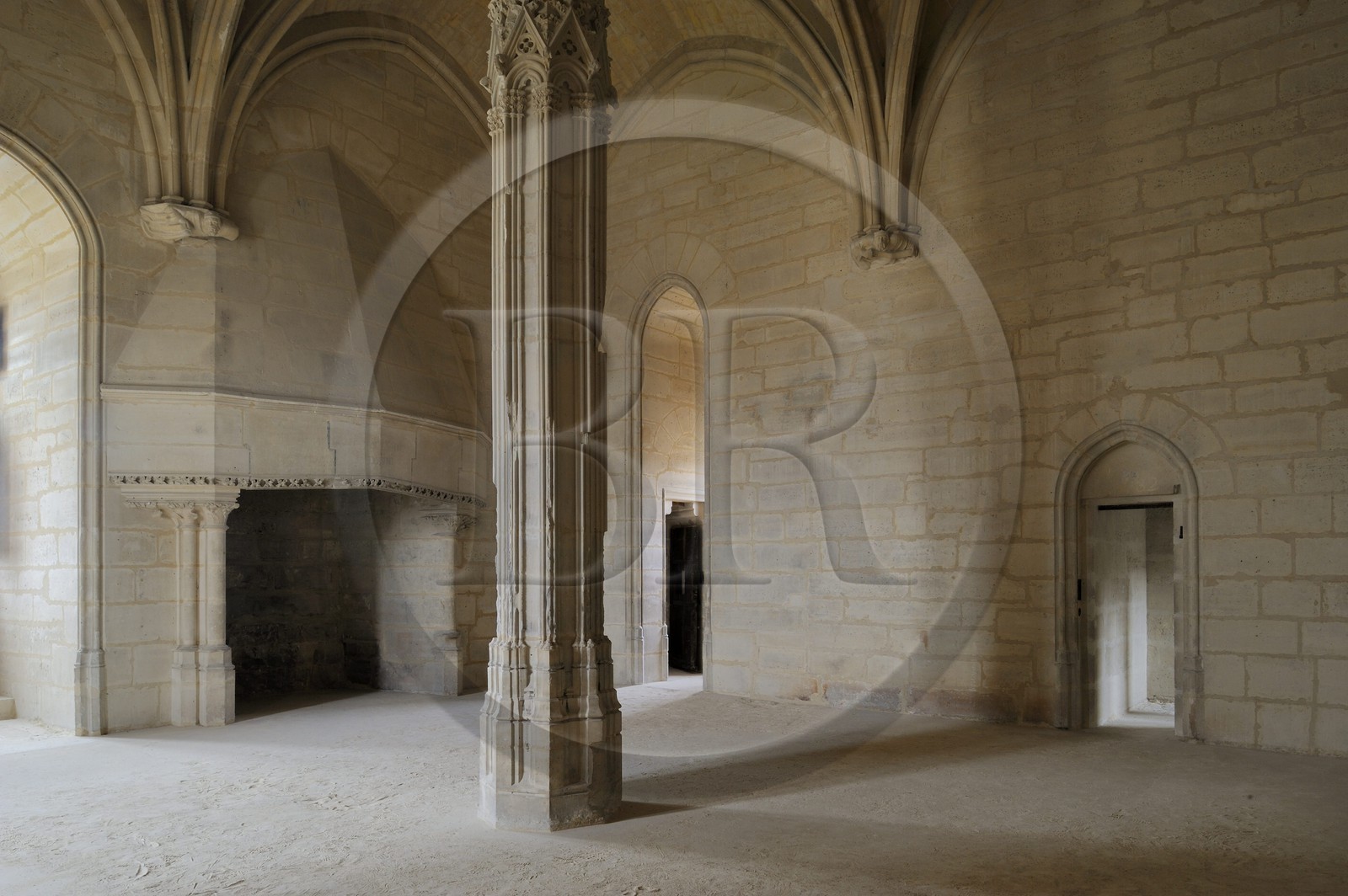 France, Val-de-Marne (94), Vincennes, le château de Vincennes, le donjon, chambre dite des Enfants au troisième étage
