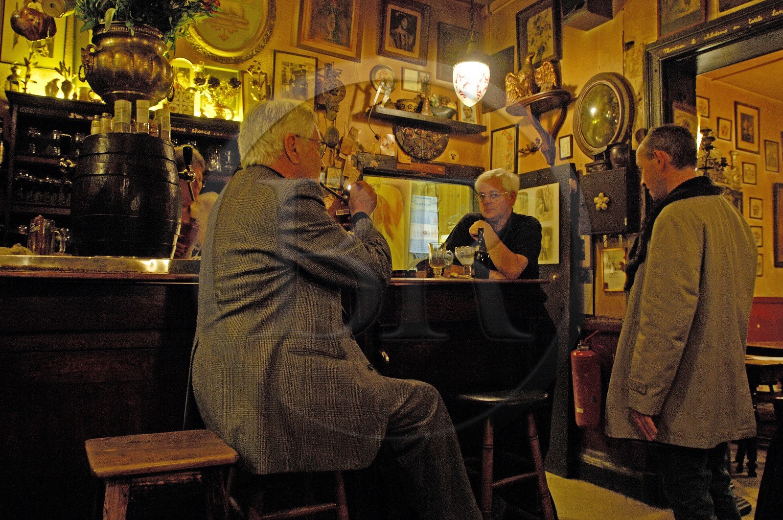 Belgium, Brussels, the tavern the Gold-coloured paper Flower (la Fleur en Papier Doré)