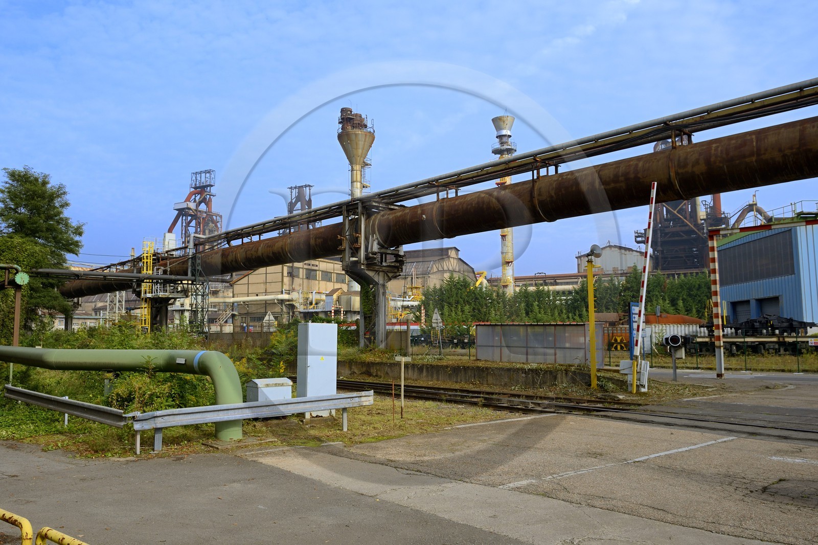 France, Moselle (57), Vallée de la Fensch, Hayange, usine sidérurgique, les derniers Hauts-fourneaux (dit de Florange) du groupe ArcelorMittal